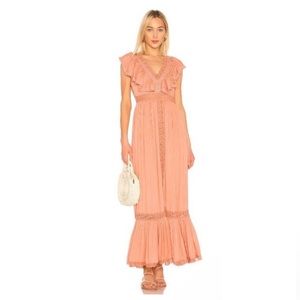 House of Harlow 1960 Peach Maxi Dress
